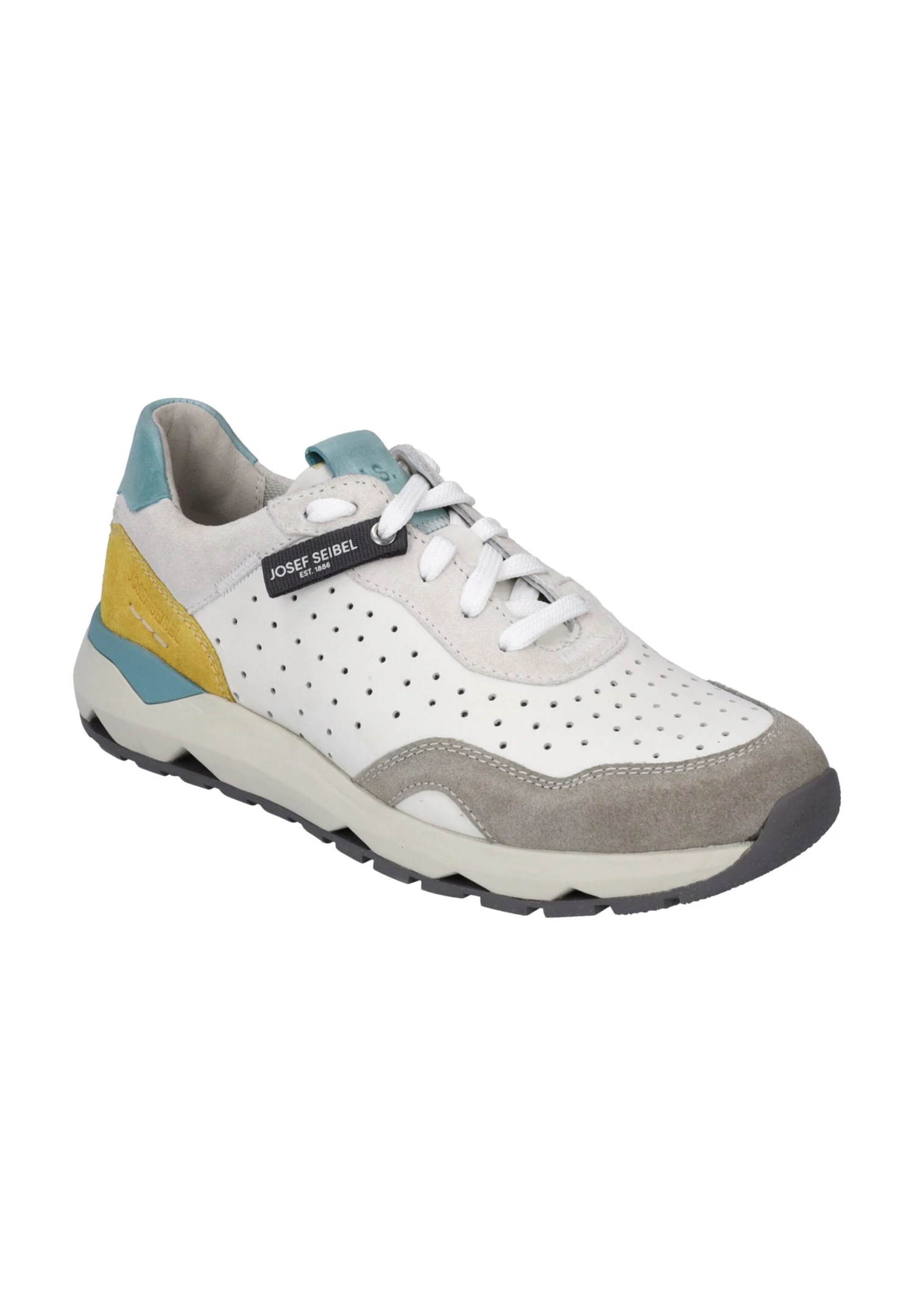 Josef Seibel Jonah 02 - Sneakers Laag - Grau-Multi 2 Josef Seibel Jonah 02 - Sneakers Laag - Grau-Multi - Afbeelding 2