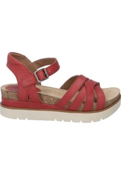 Josef Seibel Sandalen Met Plateauzool - Rot