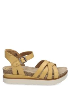Josef Seibel Sandalen Met Sleehak - Gelb -Josef Seibel 1afce5b33e154e7792f02c559073d148