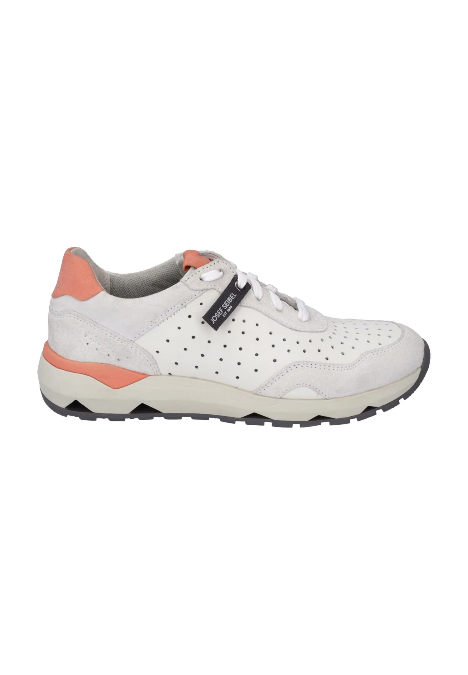 Josef Seibel Jonah 02 - Sneakers Laag - Weiss-Lachs 5 Josef Seibel Jonah 02 - Sneakers Laag - Weiss-Lachs - Afbeelding 5