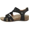 Josef Seibel Natalya- Sandalen Met Sleehak - Black