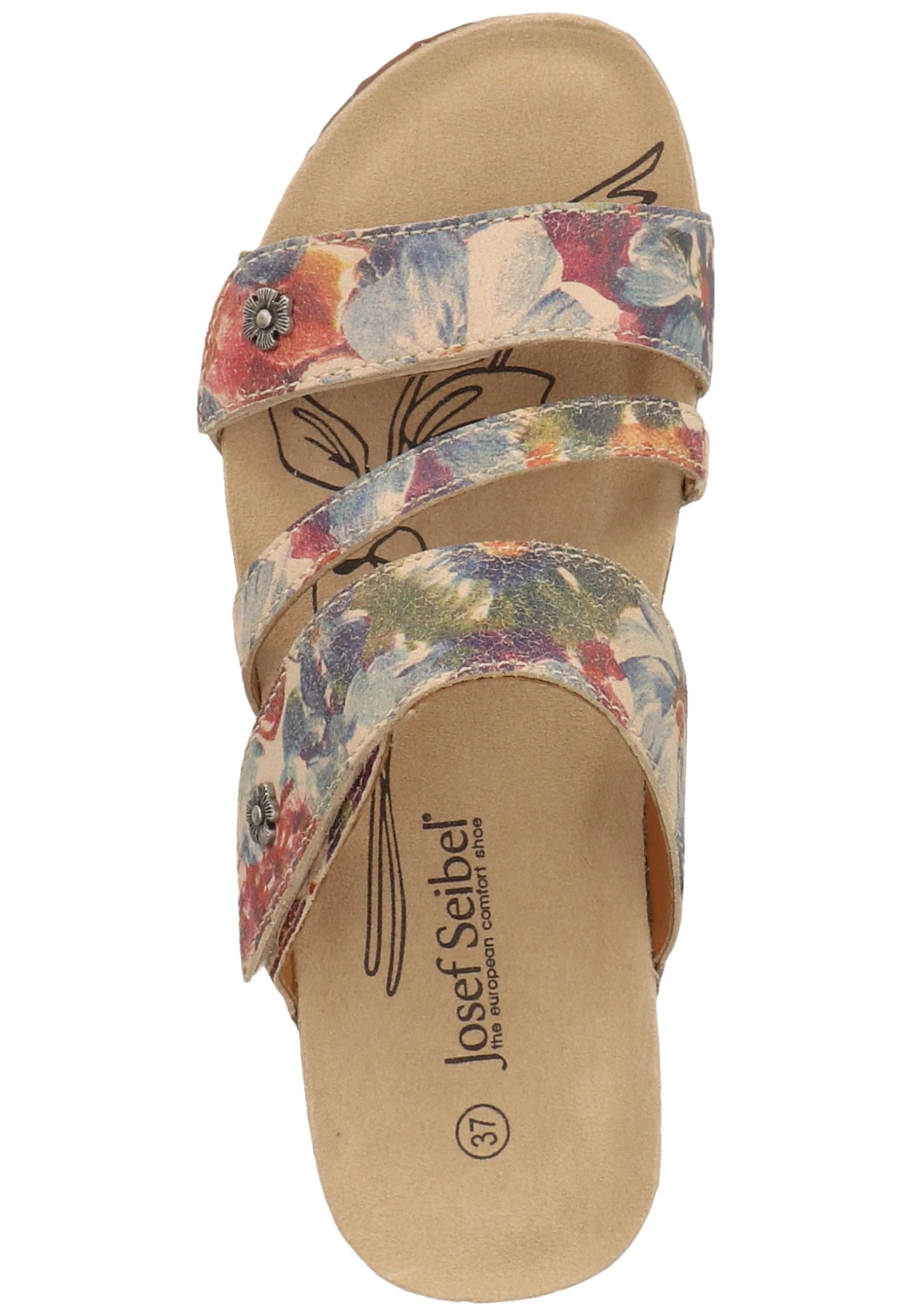 Josef Seibel Muiltjes - Beige 2 Josef Seibel Muiltjes - Beige - Afbeelding 2