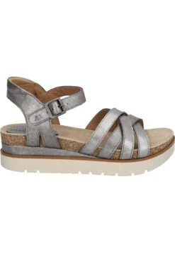 Josef Seibel Sandalen Met Plateauzool - Platin -Josef Seibel 3631b9c7c9744894a1fe2935b3efde6f