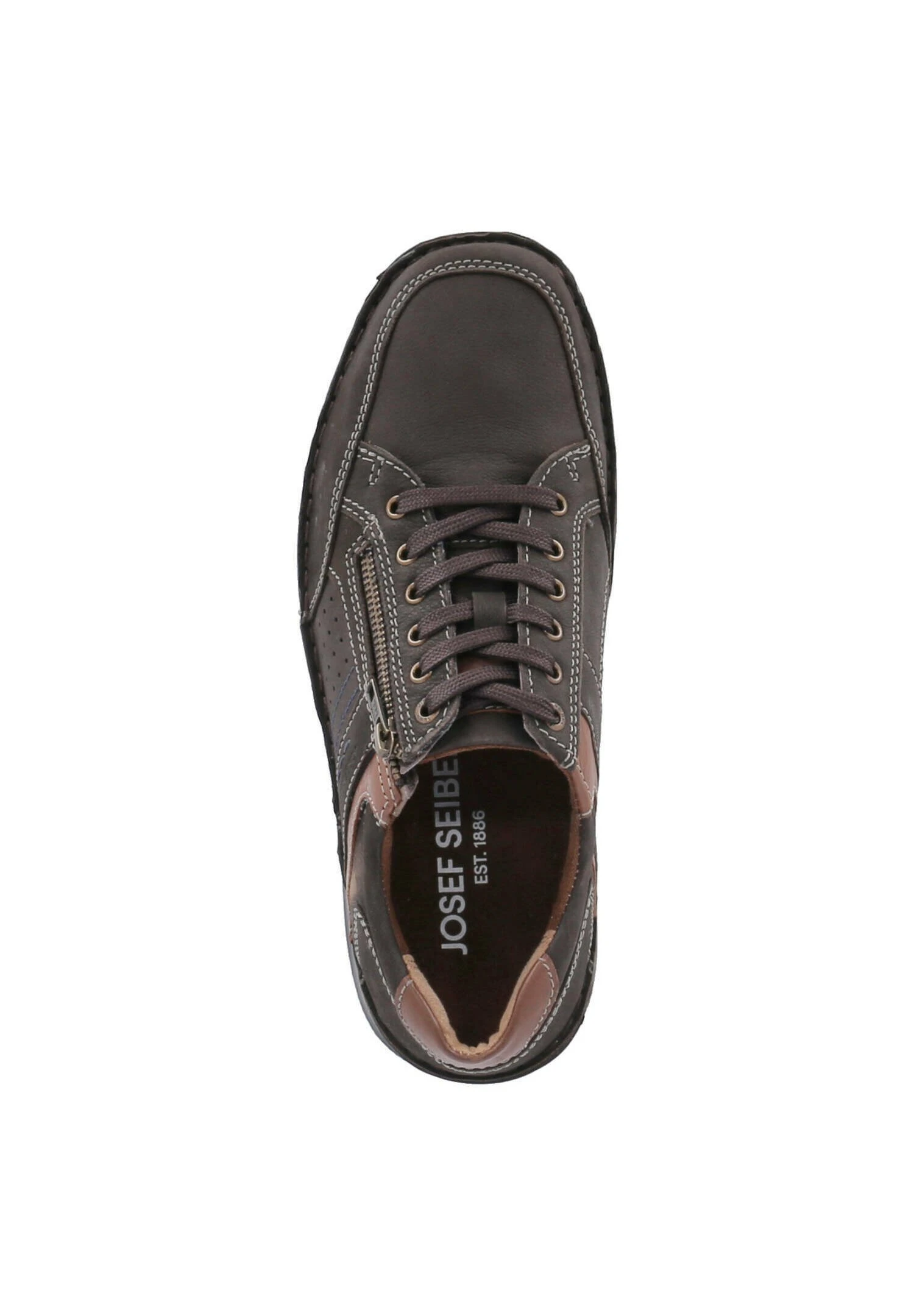 Josef Seibel Alfred - Sportieve Veterschoenen - Braun 2 Josef Seibel Alfred - Sportieve Veterschoenen - Braun - Afbeelding 2