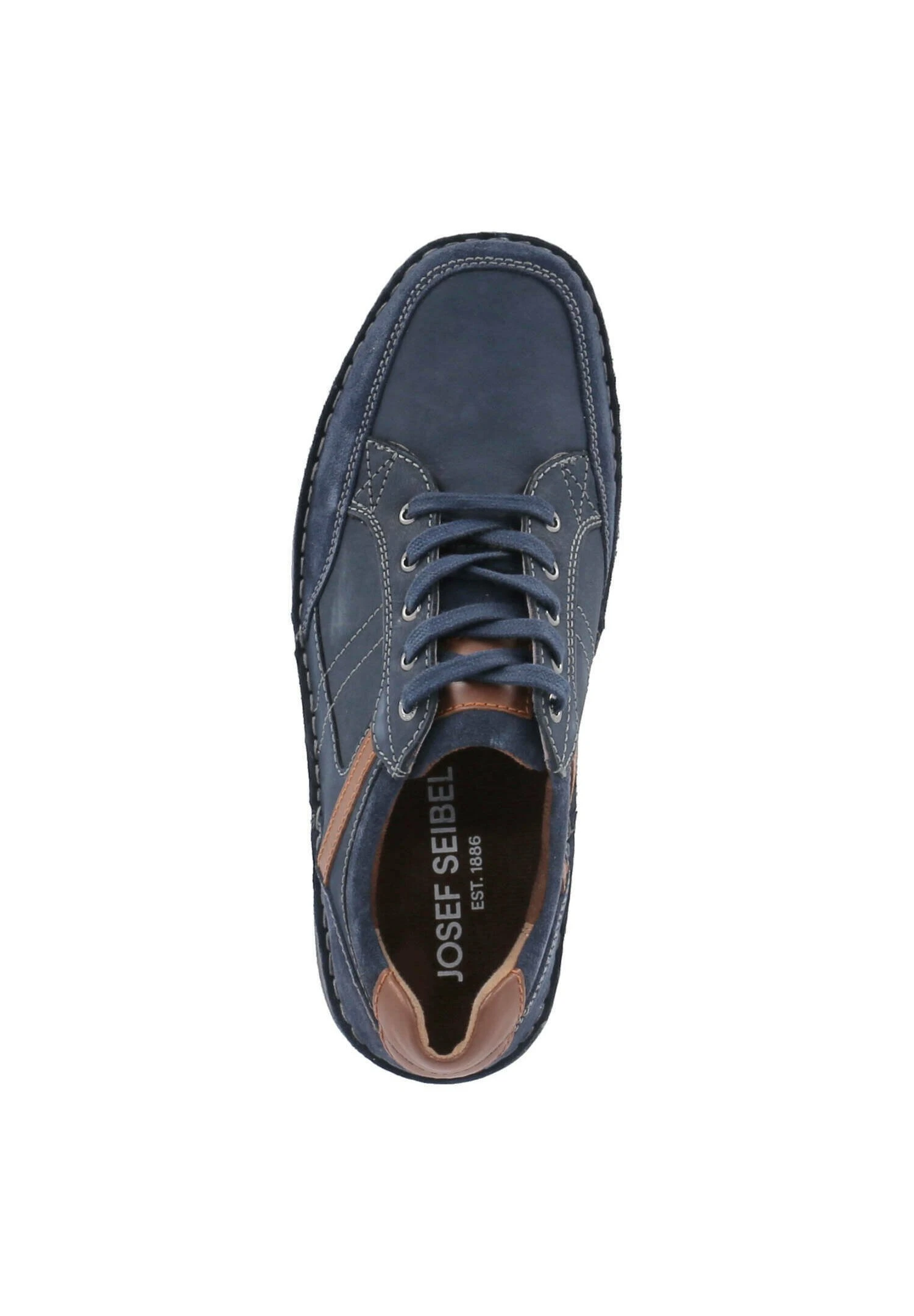 Josef Seibel Alfred 04 - Sportieve Veterschoenen - Blau 2 Josef Seibel Alfred 04 - Sportieve Veterschoenen - Blau - Afbeelding 2