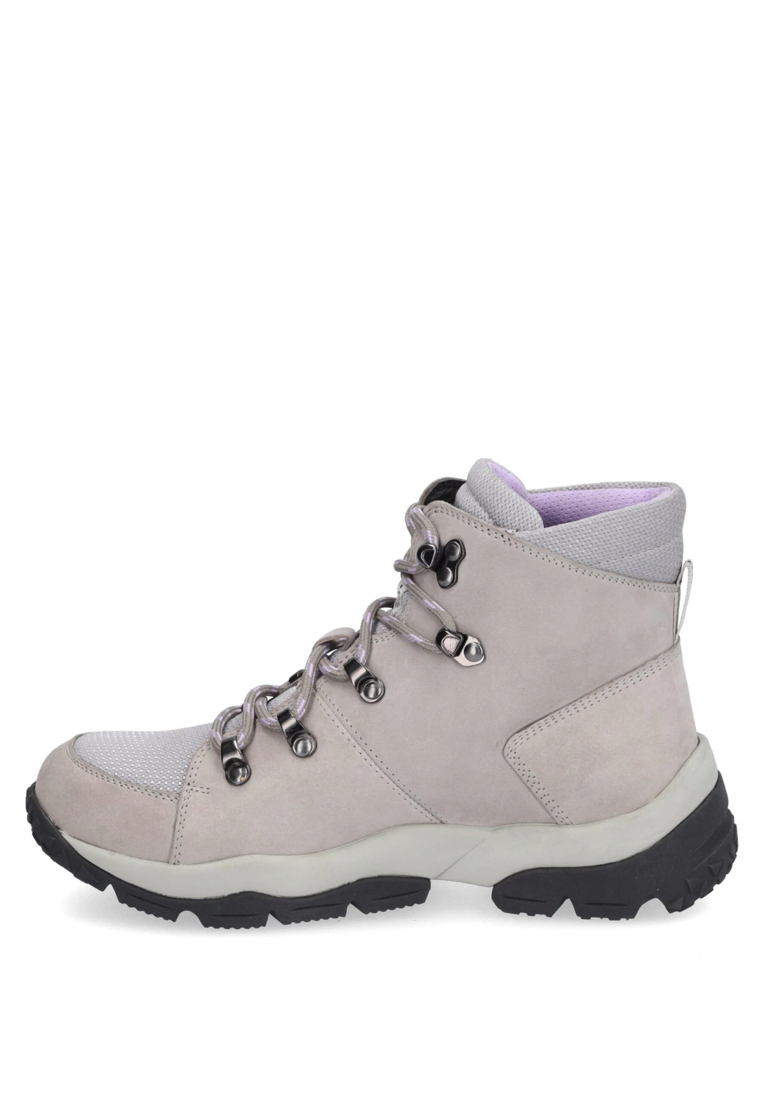 Josef Seibel Philippa - Enkellaarsjes Met Plateauzool - Hellgrau Kombi 1 Josef Seibel Philippa - Enkellaarsjes Met Plateauzool - Hellgrau Kombi