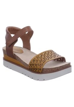 Josef Seibel Sandalen Met Plateauzool - Gelb-Kombi -Josef Seibel 4291ba74c971413a8df98a0978024323