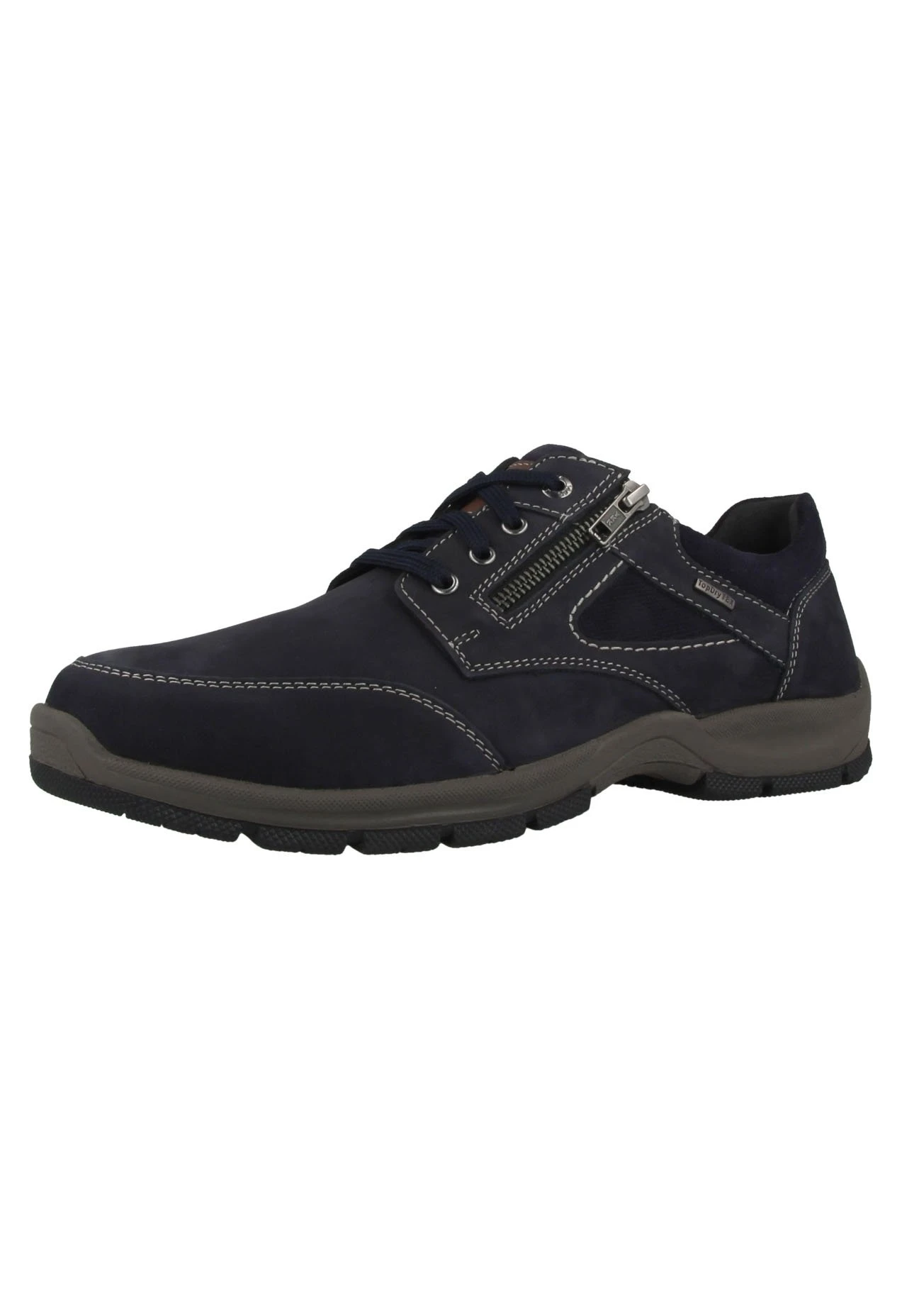 Josef Seibel Lenny - Sportieve Veterschoenen - Indigo Combi 2 Josef Seibel Lenny - Sportieve Veterschoenen - Indigo Combi - Afbeelding 2