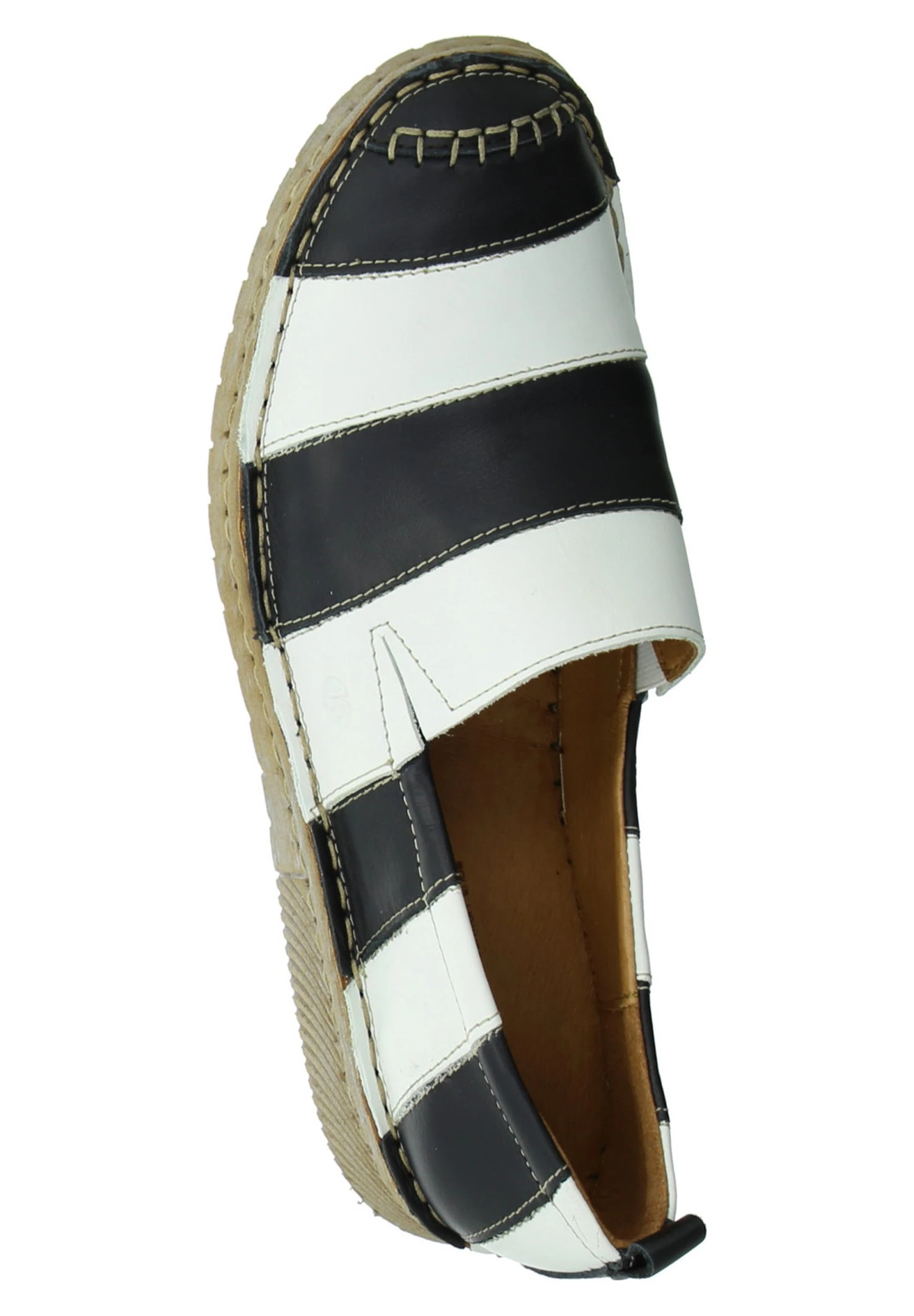 Josef Seibel Instappers - Schwarz/Weiß 2 Josef Seibel Instappers - Schwarz/Weiß - Afbeelding 2