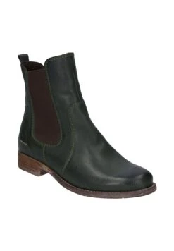 Josef Seibel Korte Laarzen - Oliv-Kombi -Josef Seibel 53b5f4b4381f4b60b08e1194ba1230c2