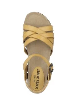 Josef Seibel Sandalen Met Sleehak - Gelb -Josef Seibel 574b55bab958469ca1b9f108f1574ca3