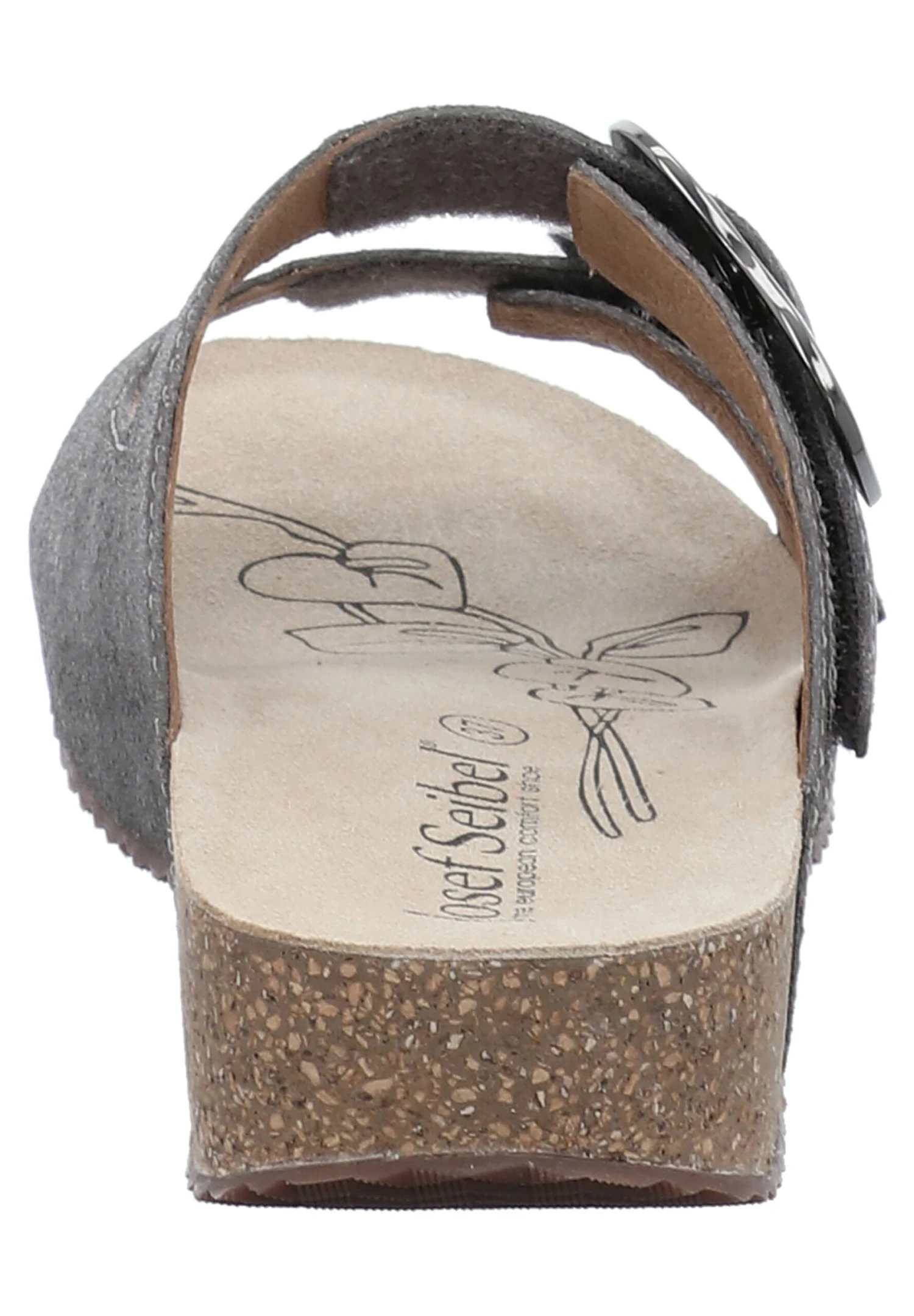 Josef Seibel Tonga - Muiltjes - Anthrazit 3 Josef Seibel Tonga - Muiltjes - Anthrazit - Afbeelding 3