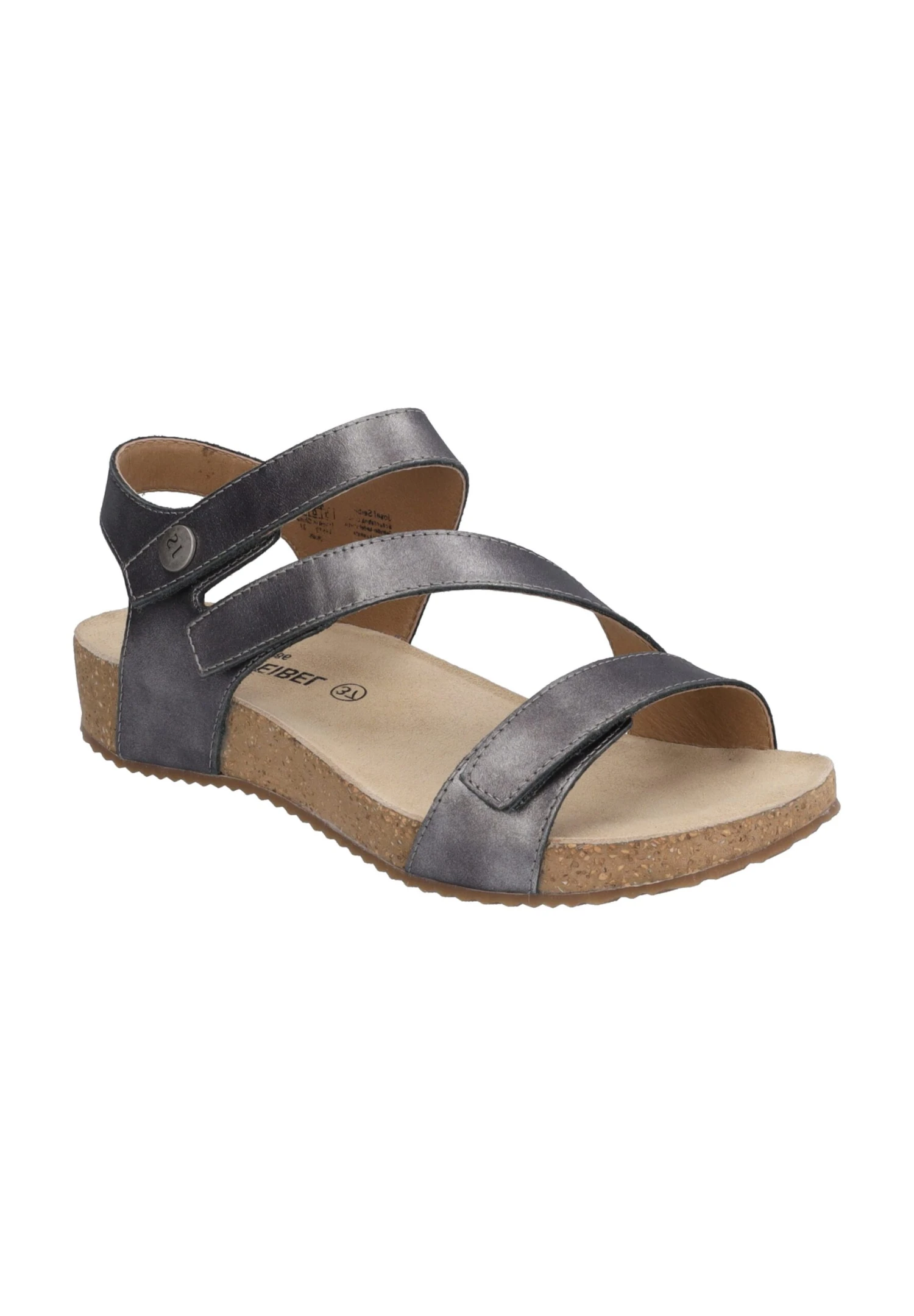 Josef Seibel Tonga 25 - Sandalen Met Sleehak - Anthrazit 2 Josef Seibel Tonga 25 - Sandalen Met Sleehak - Anthrazit - Afbeelding 2