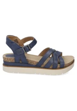 Josef Seibel Sandalen Met Sleehak - Jeans