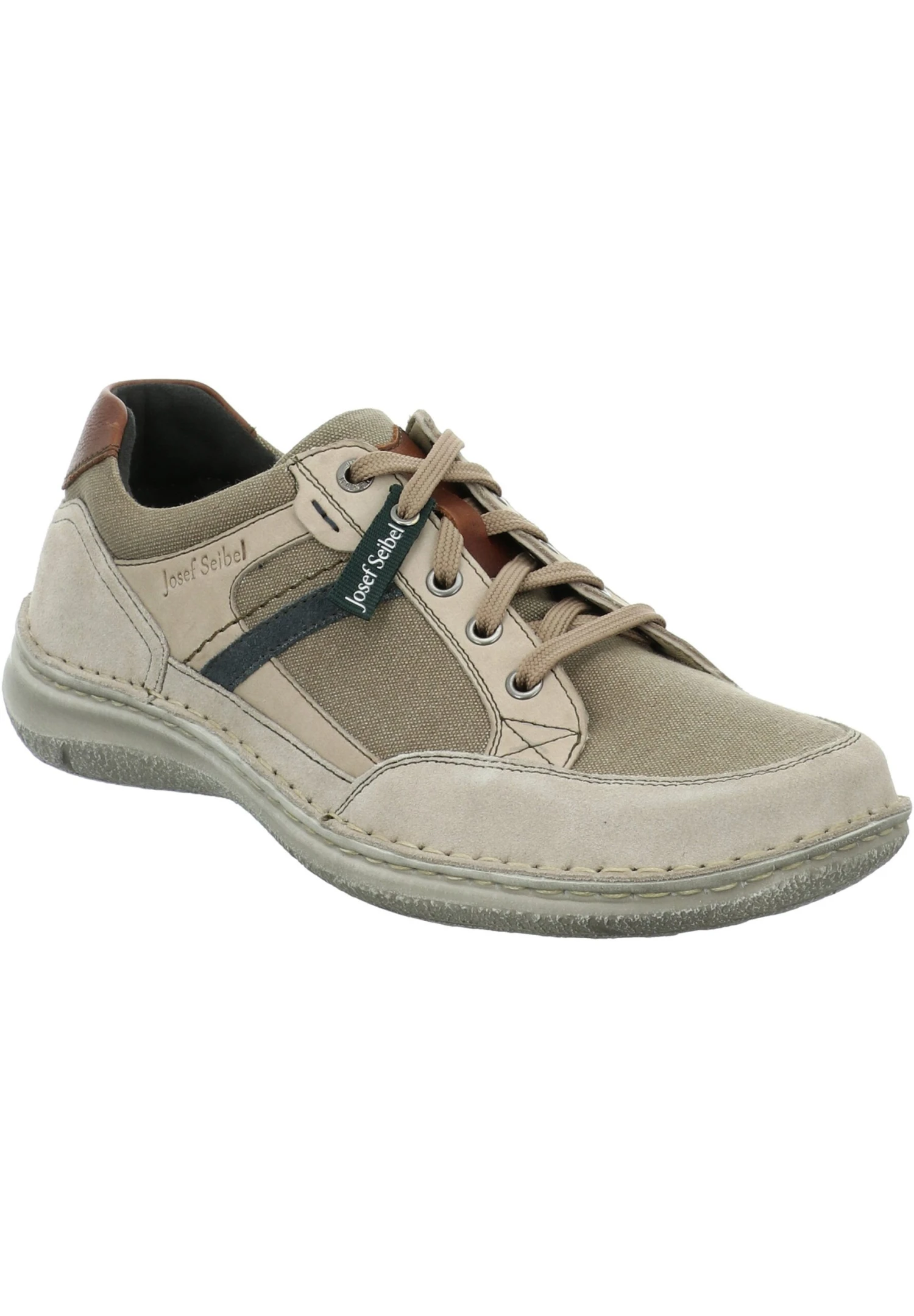 Josef Seibel Anvers- Sportieve Veterschoenen - Beige-Multi 3 Josef Seibel Anvers- Sportieve Veterschoenen - Beige-Multi - Afbeelding 3