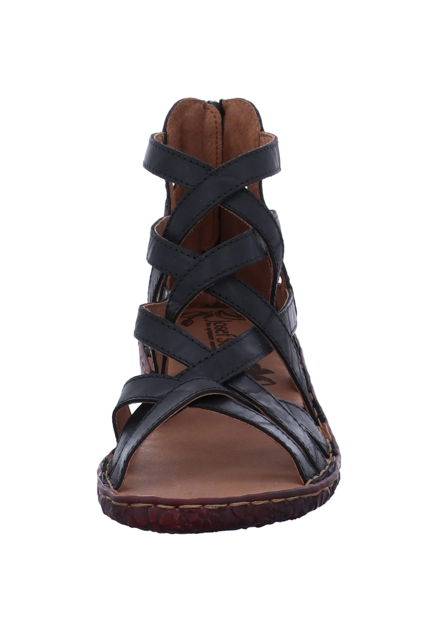 Josef Seibel Sandalen Met Enkelbandjes - Schwarz-Kombi 5 Josef Seibel Sandalen Met Enkelbandjes - Schwarz-Kombi - Afbeelding 5