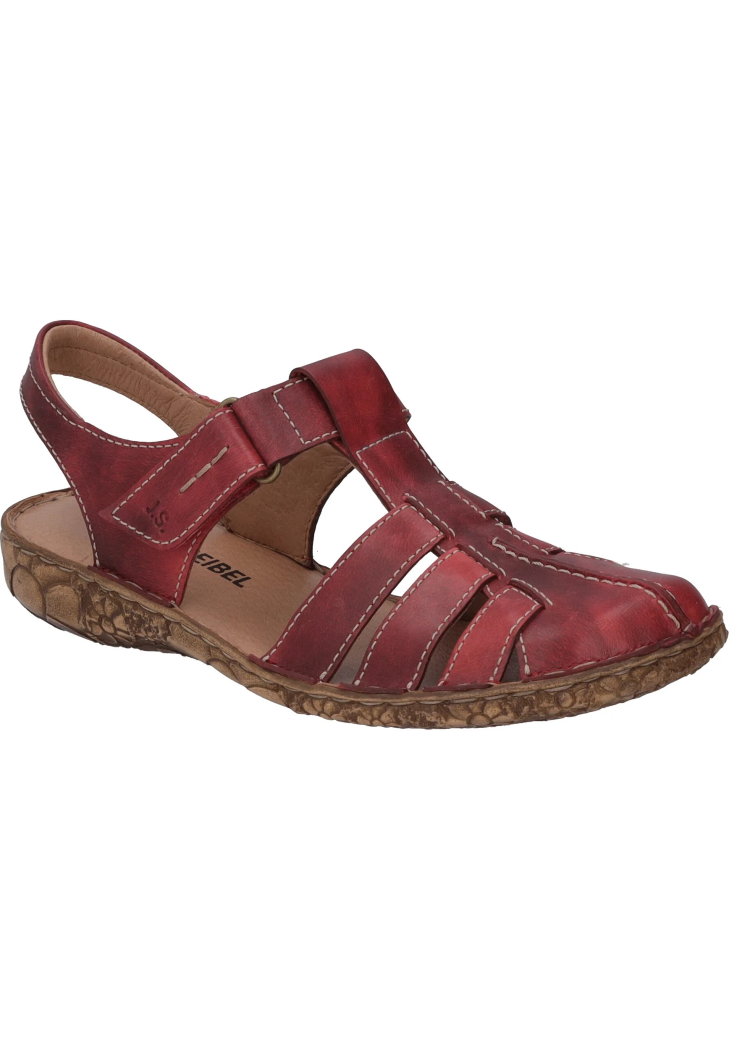 Josef Seibel Rosalie 48 - Sandalen Met Sleehak - Rot 2 Josef Seibel Rosalie 48 - Sandalen Met Sleehak - Rot - Afbeelding 2