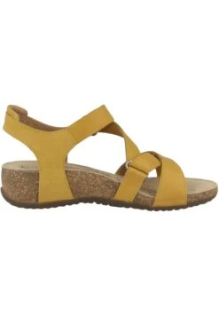 Josef Seibel Natalya- Sandalen Met Sleehak - Yellow -Josef Seibel 78c92fb5d2a247e1b3c676e046ab802b
