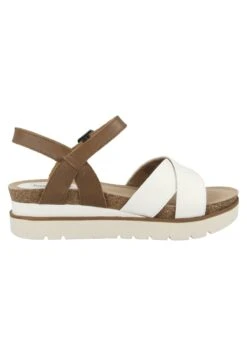 Josef Seibel Sandalen Met Plateauzool - White Combi -Josef Seibel 8548202c7c6f4c5284969a35e207f881