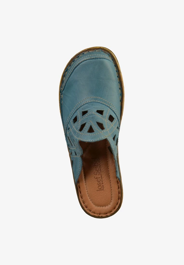 Josef Seibel Muiltjes Met Hak - Blue 2 Josef Seibel Muiltjes Met Hak - Blue - Afbeelding 2
