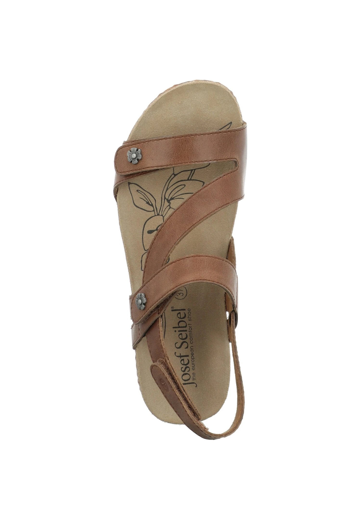 Josef Seibel Sandalen - Camel 2 Josef Seibel Sandalen - Camel - Afbeelding 2