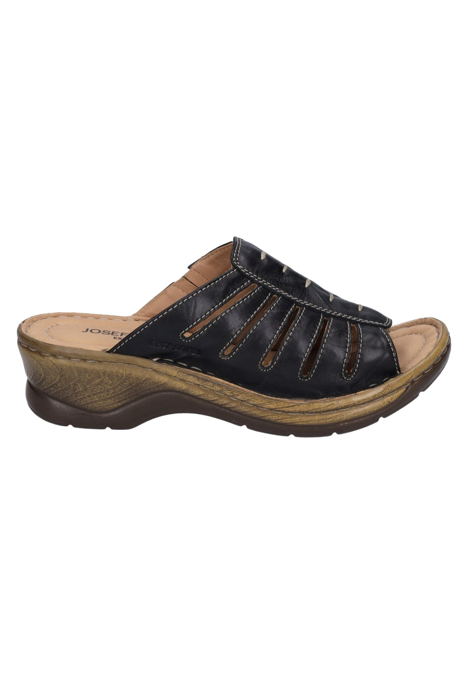 Josef Seibel Muiltjes Met Hak - Schwarz 5 Josef Seibel Muiltjes Met Hak - Schwarz - Afbeelding 5