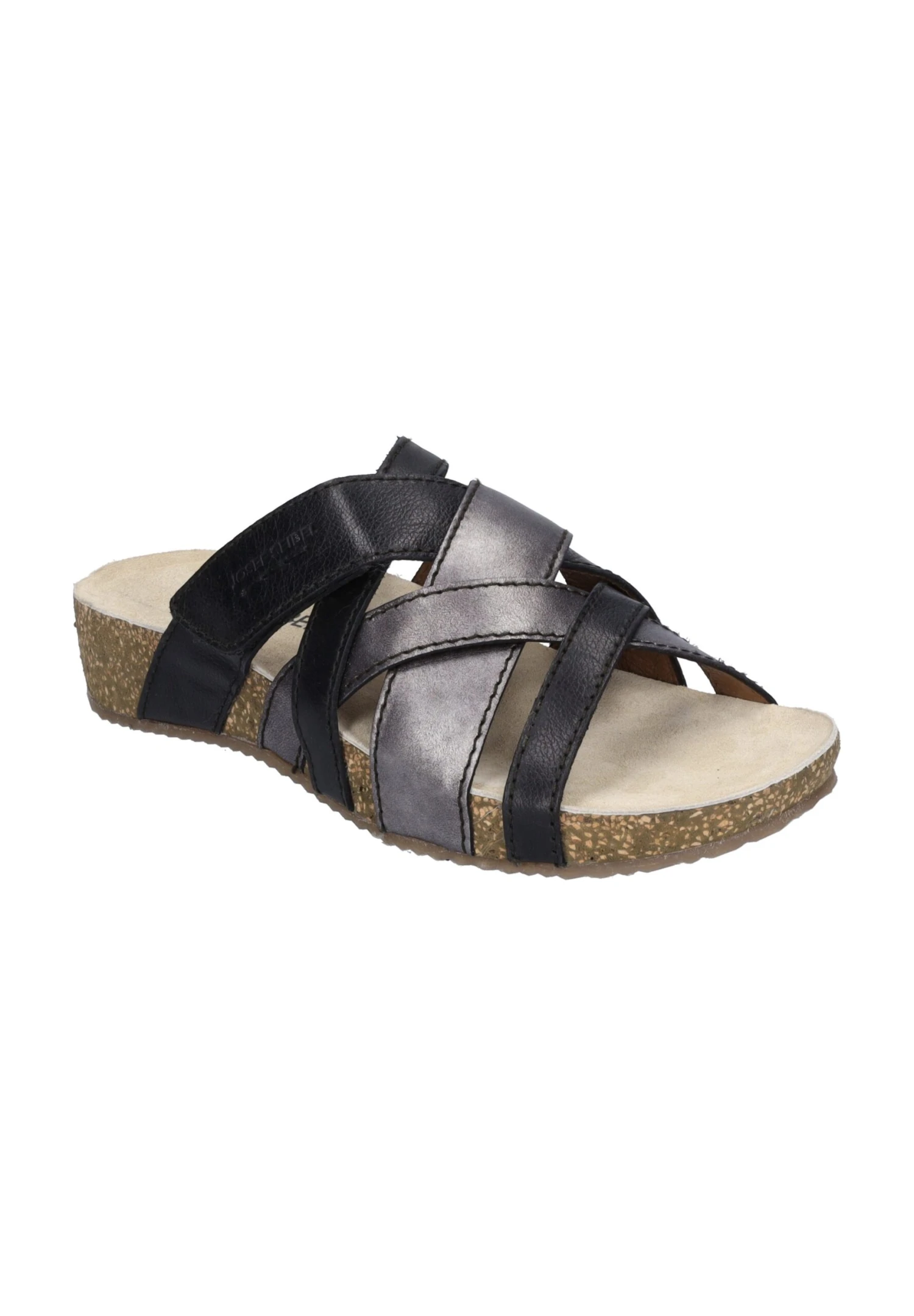 Josef Seibel Tonga 74 - Muiltjes - Schwarz-Kombi 2 Josef Seibel Tonga 74 - Muiltjes - Schwarz-Kombi - Afbeelding 2