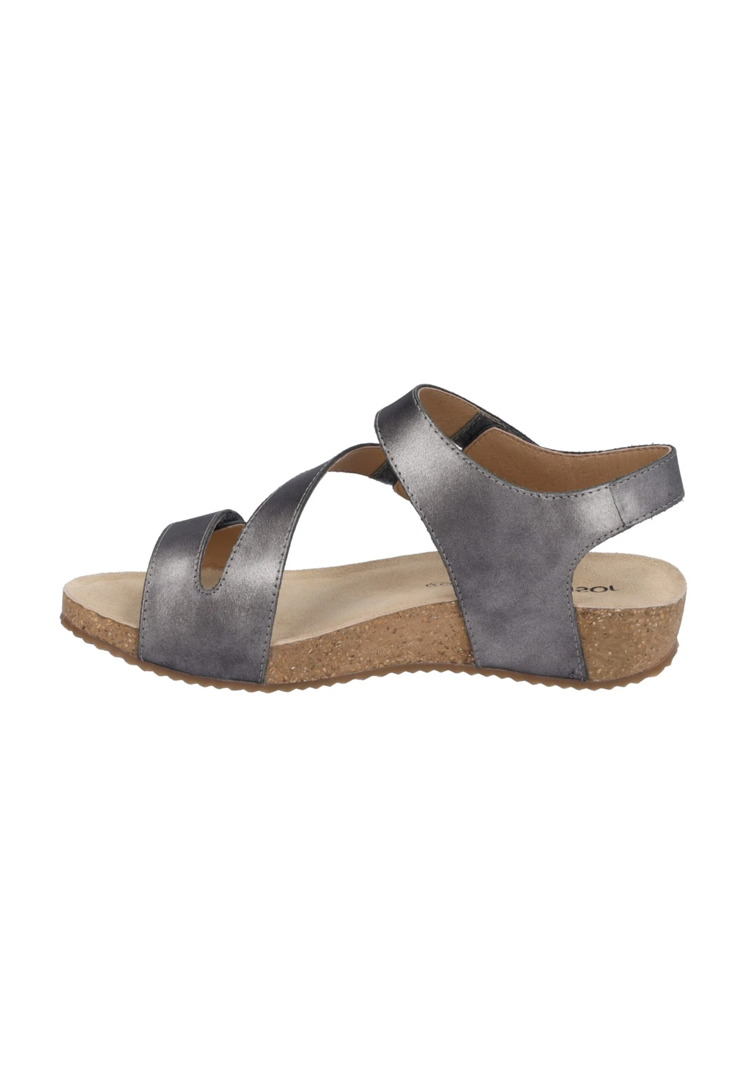 Josef Seibel Tonga 25 - Sandalen Met Sleehak - Anthrazit 1 Josef Seibel Tonga 25 - Sandalen Met Sleehak - Anthrazit