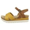 Josef Seibel Sandalen Met Plateauzool - Yellow Combi