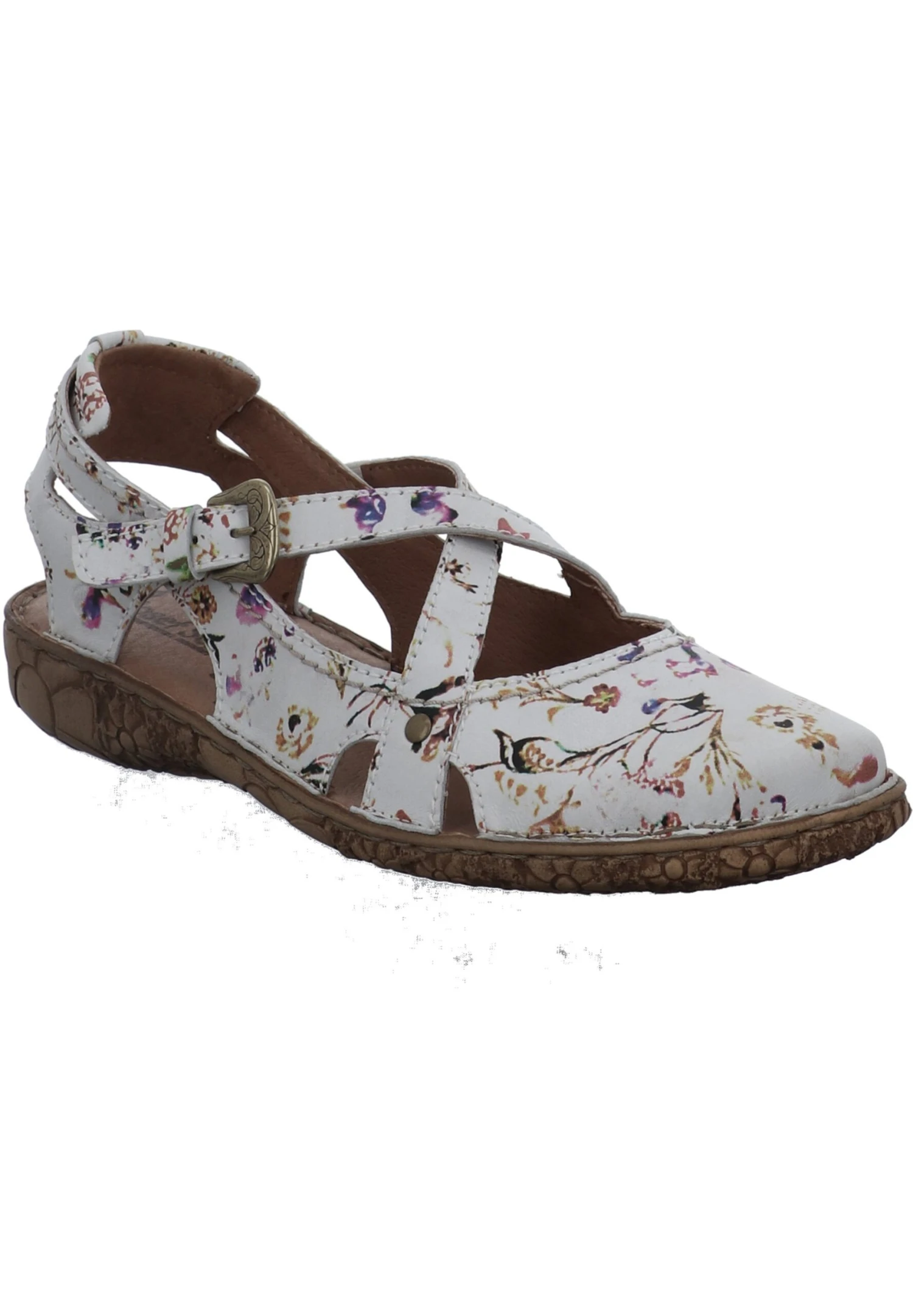 Josef Seibel Rosalie - Slingback Ballerina´S - Weiss-Multi 3 Josef Seibel Rosalie - Slingback Ballerina´S - Weiss-Multi - Afbeelding 3