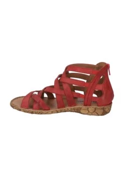 Josef Seibel Rosalie- Sandalen Met Sleehak - Rot