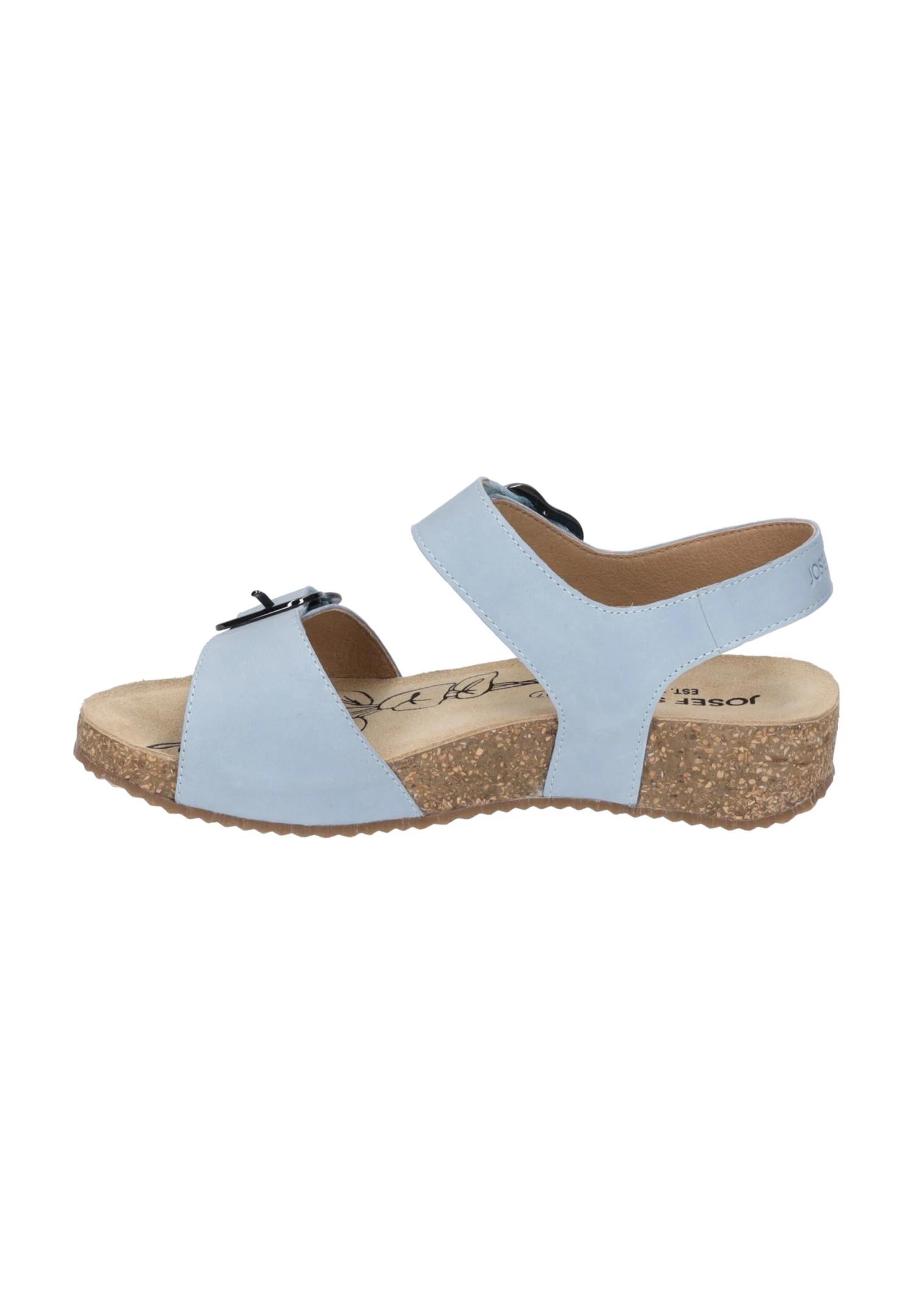 Josef Seibel Tonga - Sandalen Met Sleehak - Skyblue 1 Josef Seibel Tonga - Sandalen Met Sleehak - Skyblue